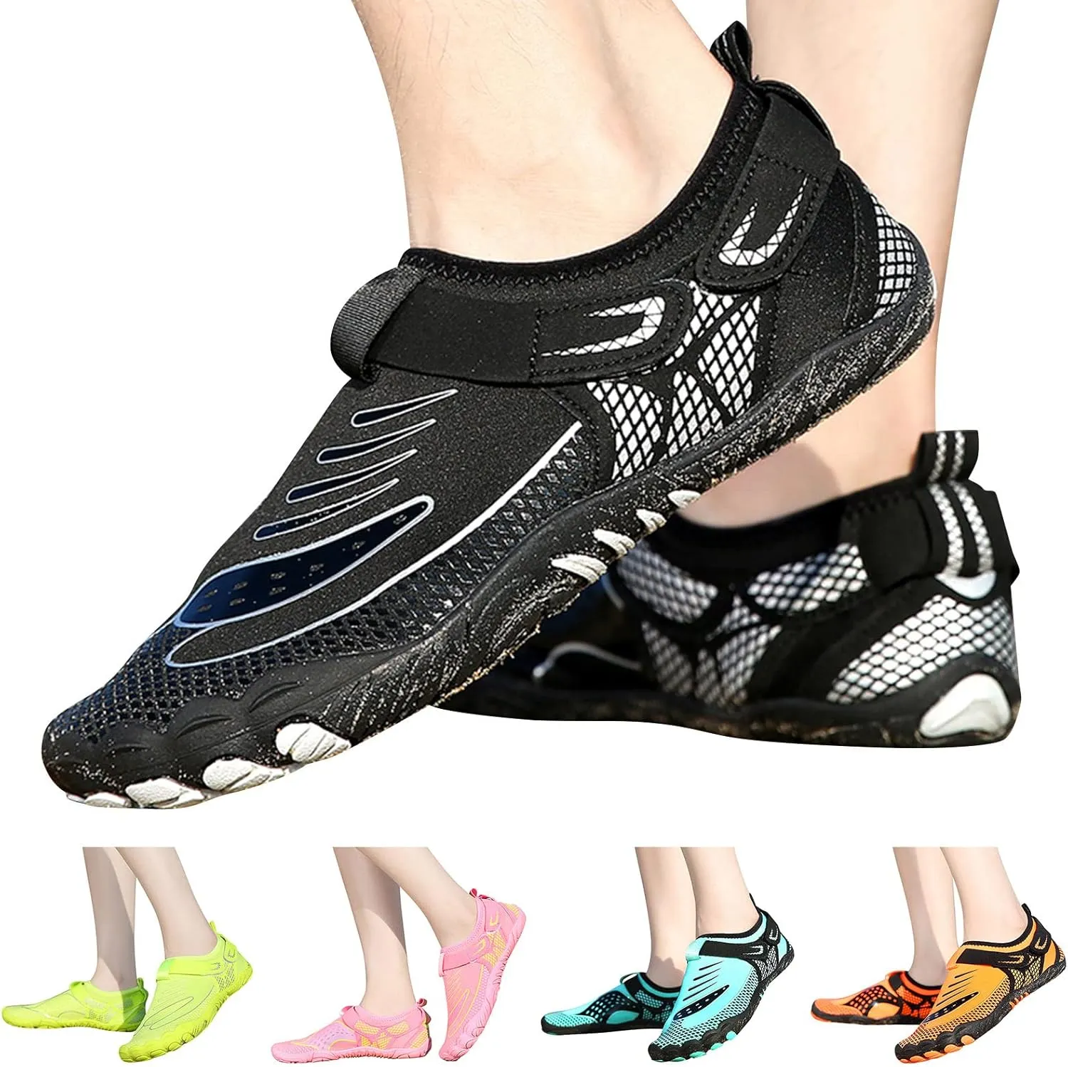 Summer Water Shoes Men and Women Quick Drying Shoes Hiking Swimming and Diving Tracing Sneaker for Men