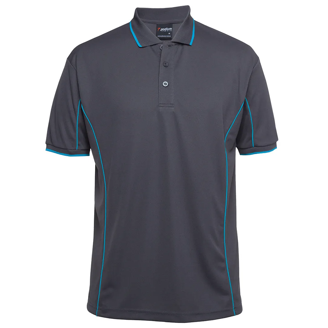 The Piping Polo | Short Sleeve | Grey Base | Adults