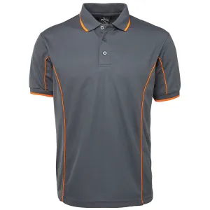 The Piping Polo | Short Sleeve | Grey Base | Adults