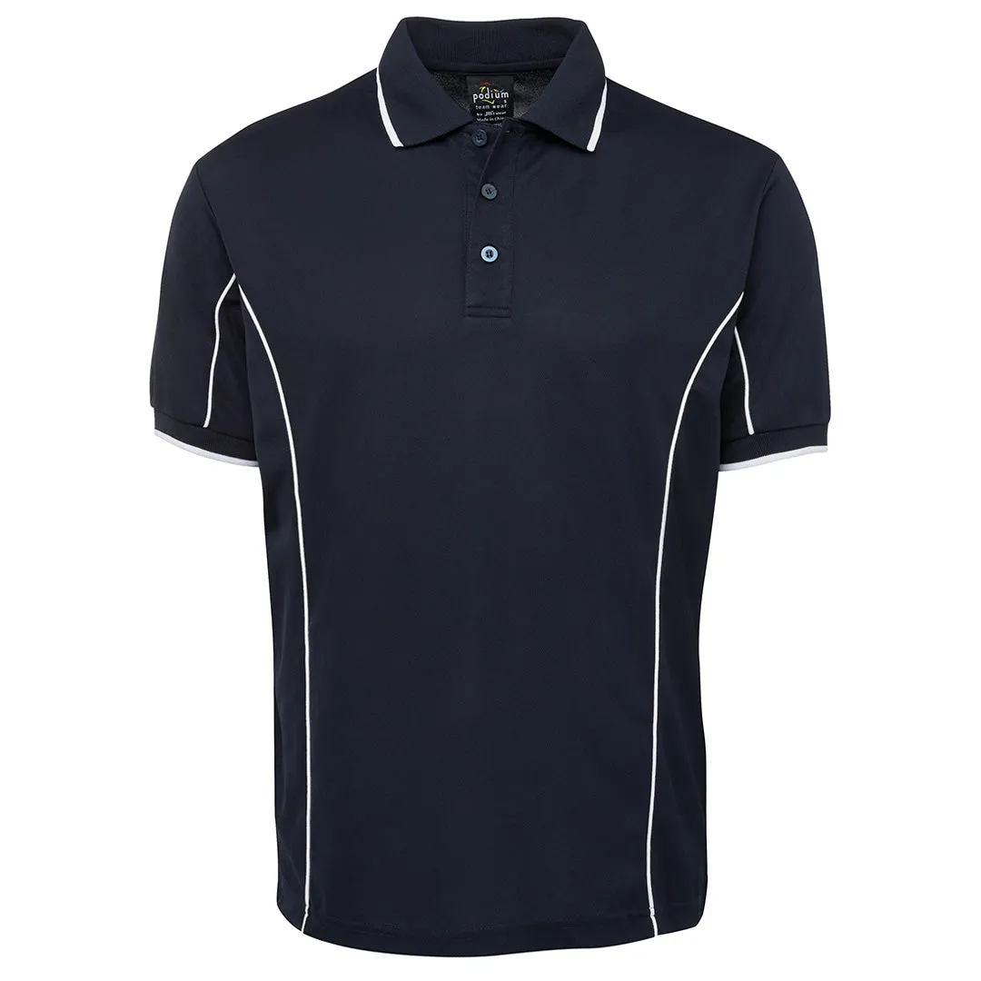 The Piping Polo | Short Sleeve | Navy Base | Adults