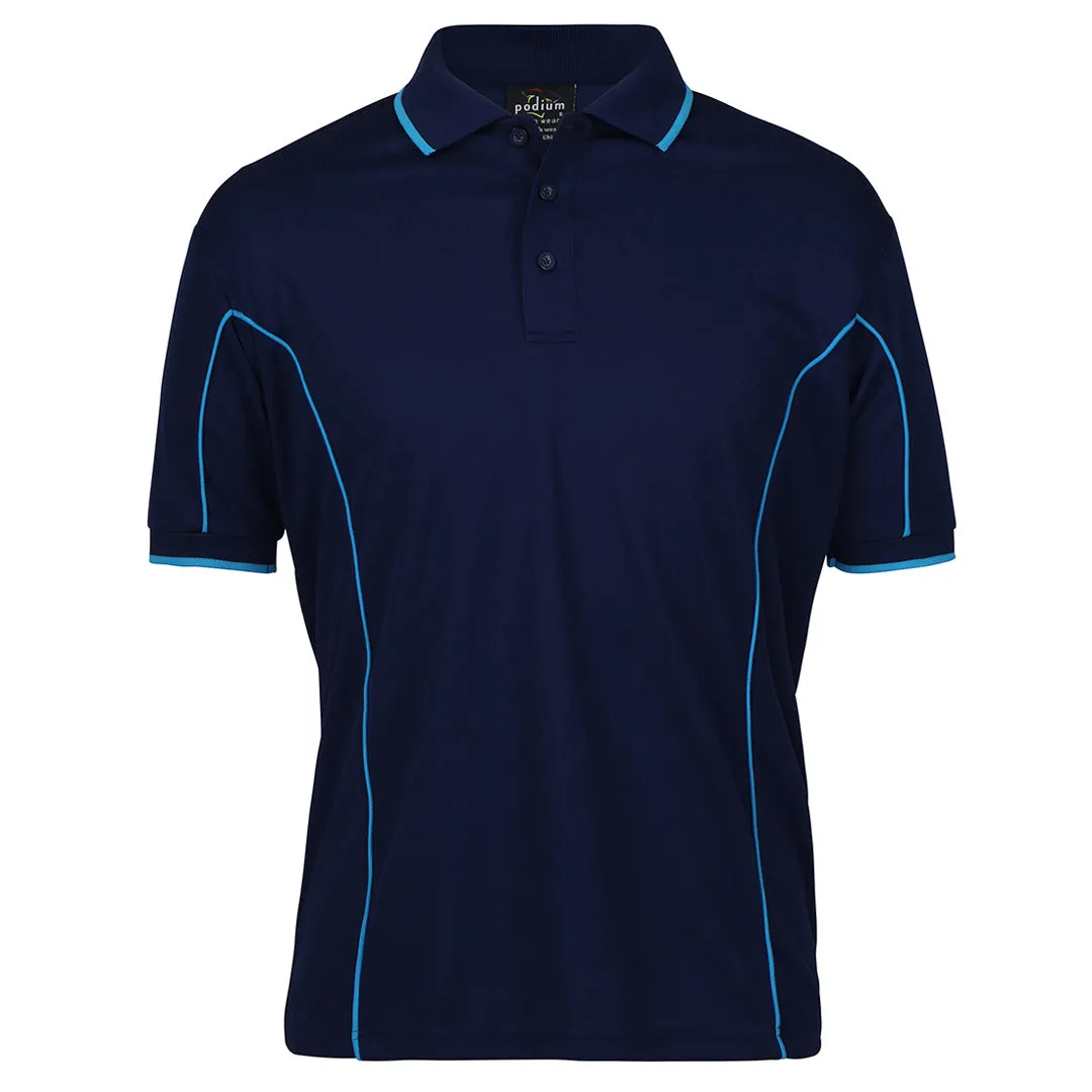 The Piping Polo | Short Sleeve | Navy Base | Adults