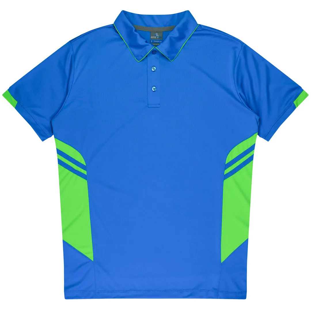 The Tasman Polo | Mens | Short Sleeve | Blue Base