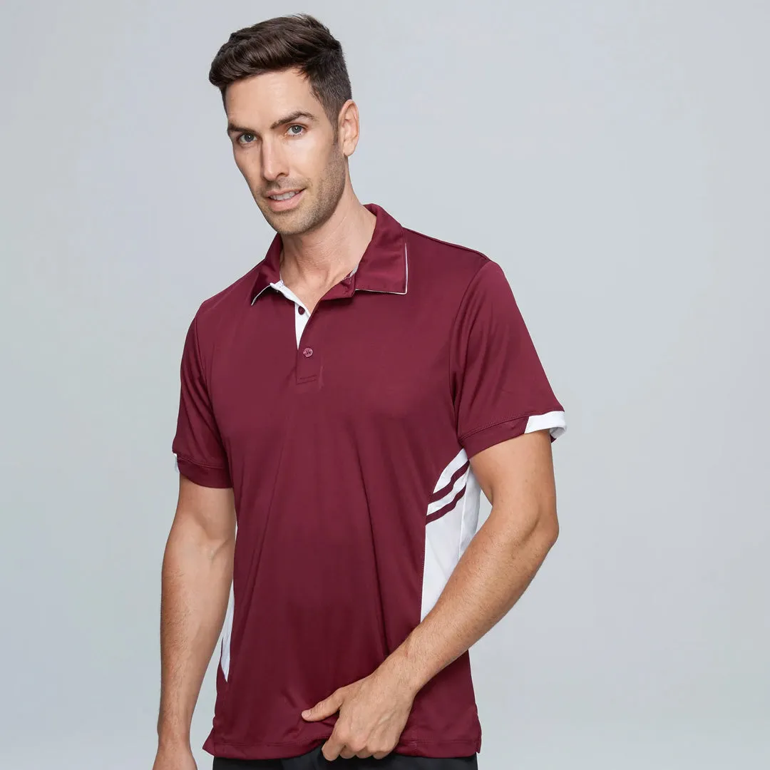 The Tasman Polo | Mens | Short Sleeve | Blue Base