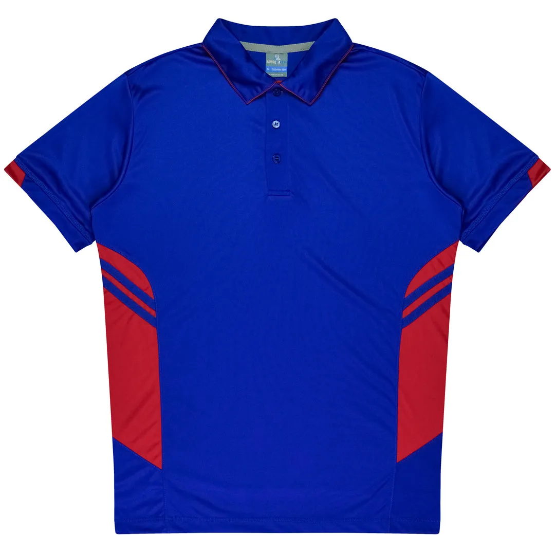 The Tasman Polo | Mens | Short Sleeve | Blue Base