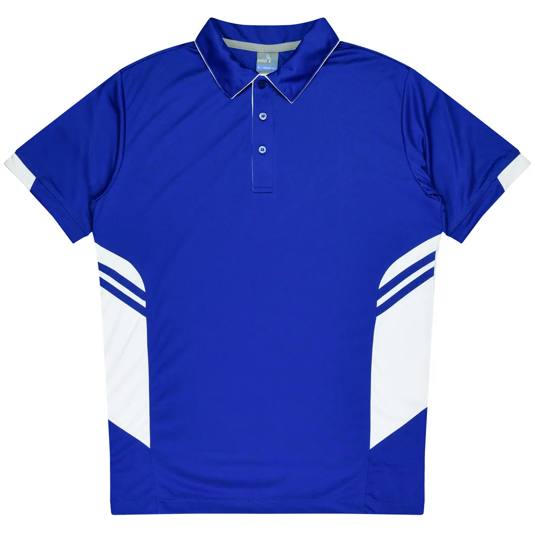 The Tasman Polo | Mens | Short Sleeve | Blue Base