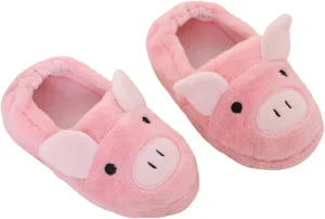 Toddler Girls Fuzzy Slippers Soft Bunny Plush Sandals ??artoon Cute Warm Cozy Plush Slip On Kids House Slippers