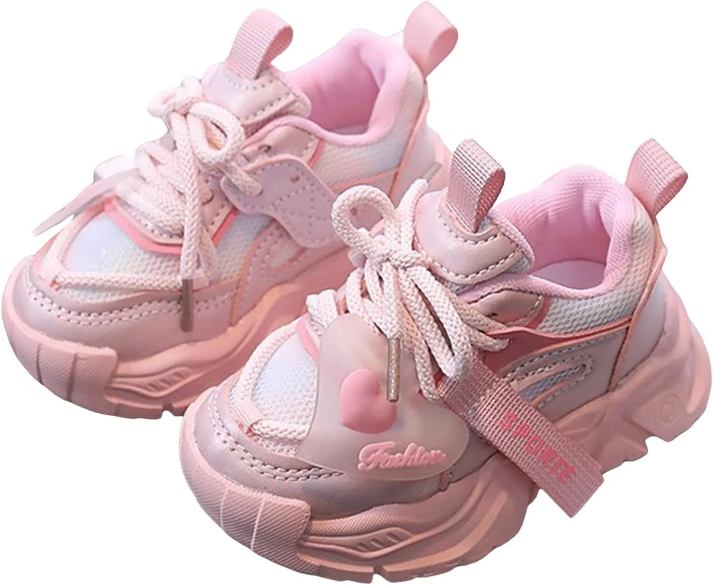 Toddler/Little/Big Kids Sneakers for Boys Girls Lace Up Athletic Sneakers Lightweight Breathable Running Tennis Shoes