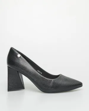Tomaz NN318 Ladies Matte Block Heels