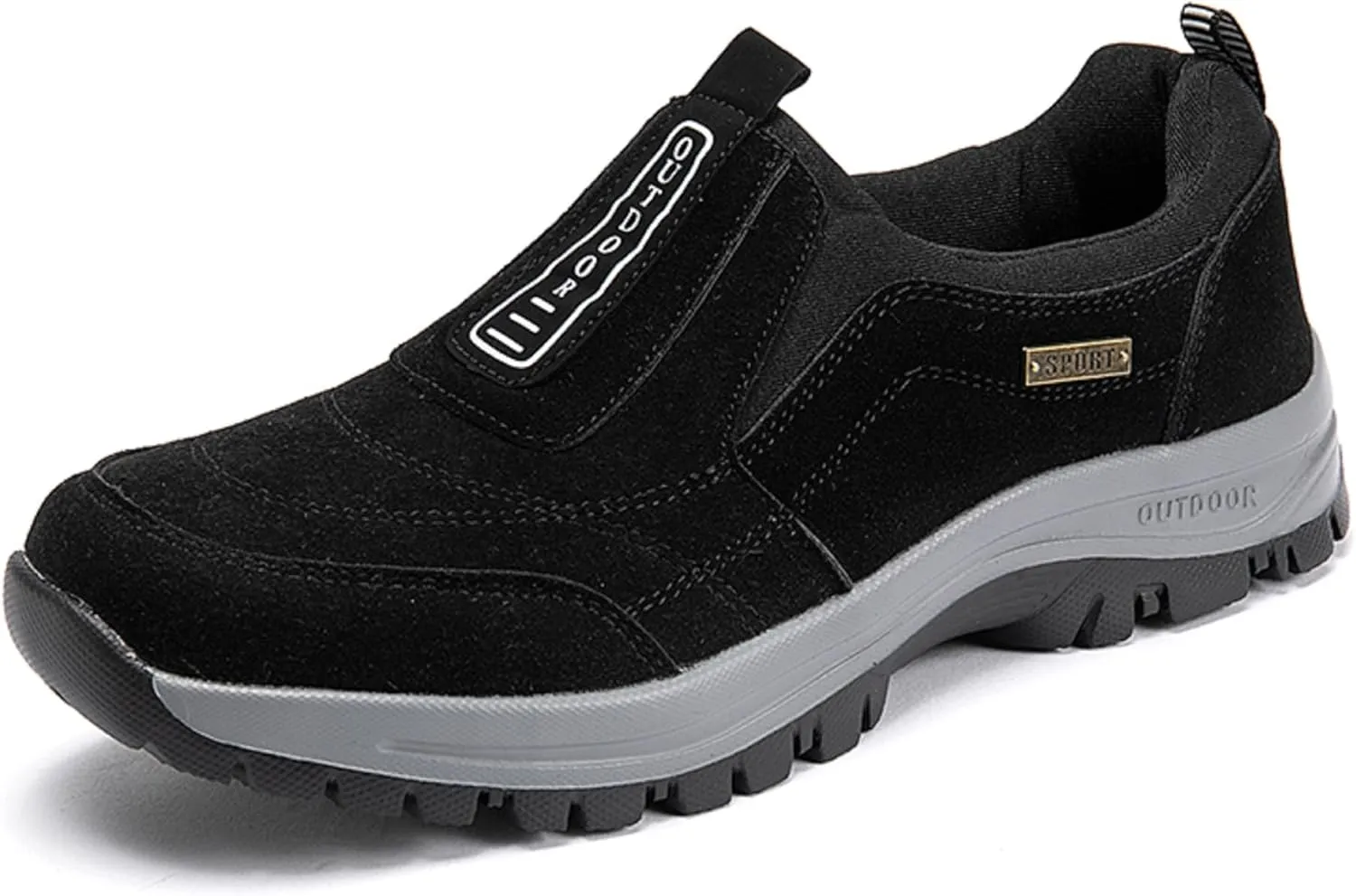 Tongzone Men's Slip On Walking Shoes Mesh Lightweight Casual Work Loafer Sneakers