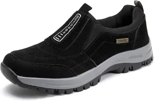 Tongzone Men's Slip On Walking Shoes Mesh Lightweight Casual Work Loafer Sneakers