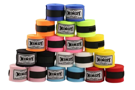 WINDY WHW MUAY THAI BOXING HANDWRAPS Elastic Cotton 3 m Vary Colours