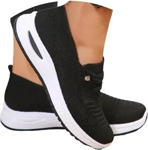 Women Comfy Orthopedic Walking Shoes, 2025 New Orthopedic Women's Breathable Slip On Arch Support Non-Slip Sneakers