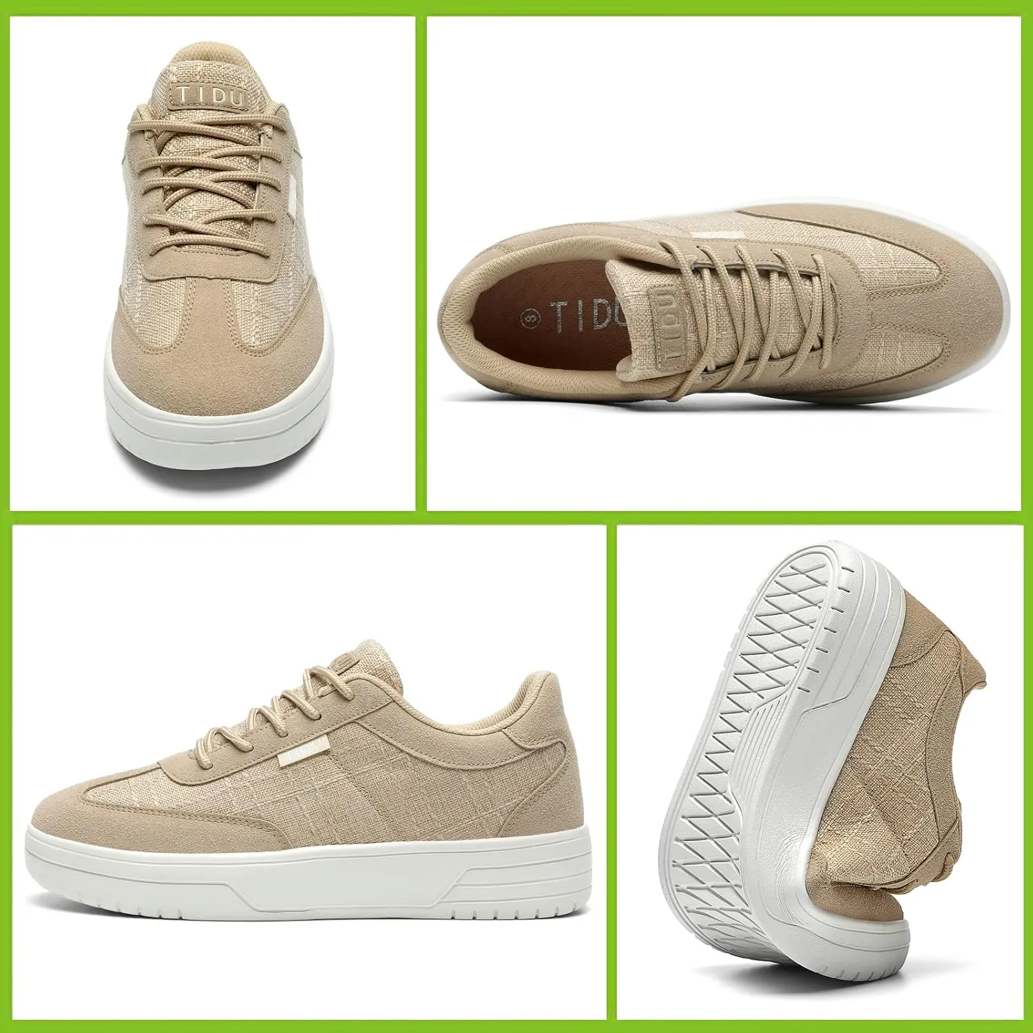 Women's Orthopedic Walking Shoes with Arch Support Comfortable Canvas Fashion Sneakers for Plantar Fasciitis Flat Feet Pain Relief