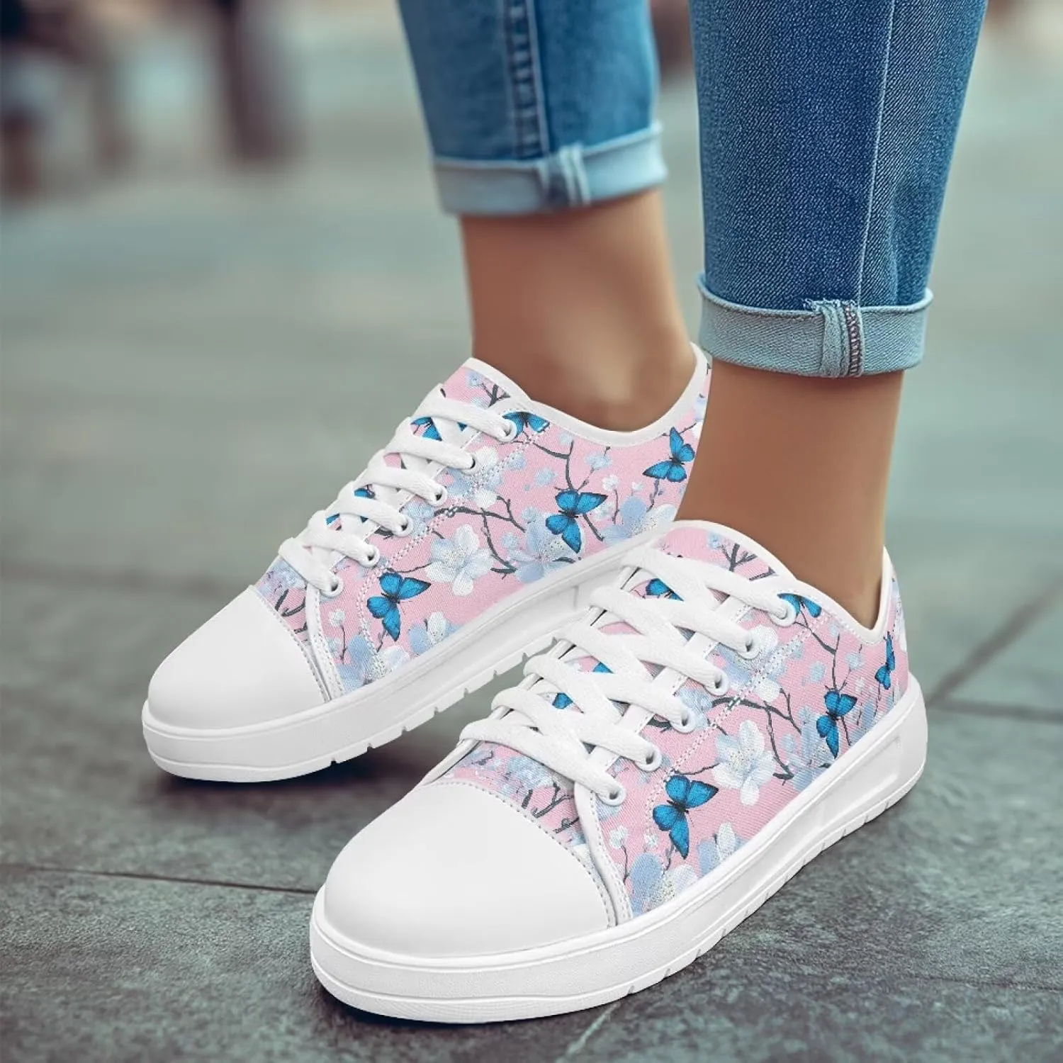 Women??s Slip on Canvas Shoes Classic Arch Support Sneakers Loafers Shoes Casual Fashion Low-Top Slip Ons US 5.5-13.5