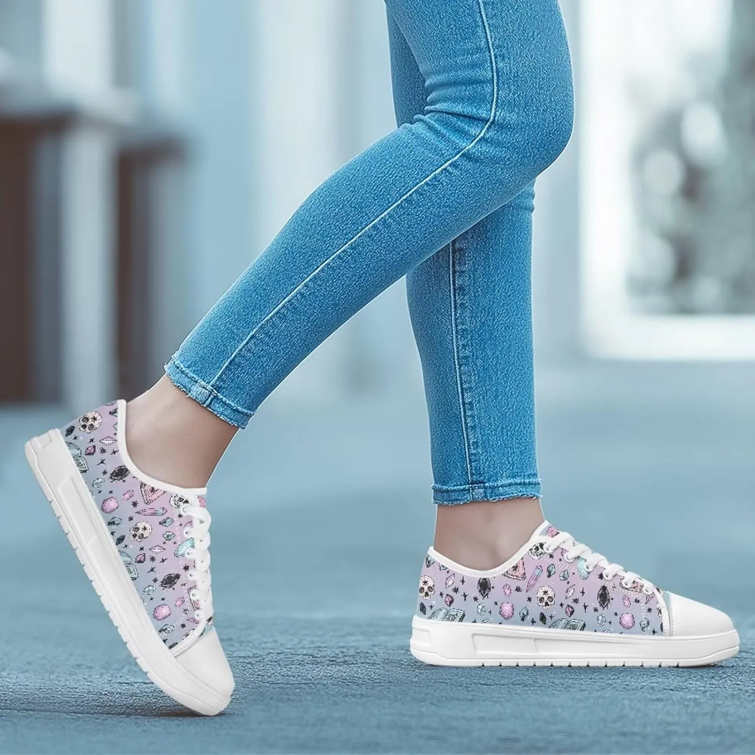 Women??s Slip on Canvas Shoes Classic Arch Support Sneakers Loafers Shoes Casual Fashion Low-Top Slip Ons US 5.5-13.5