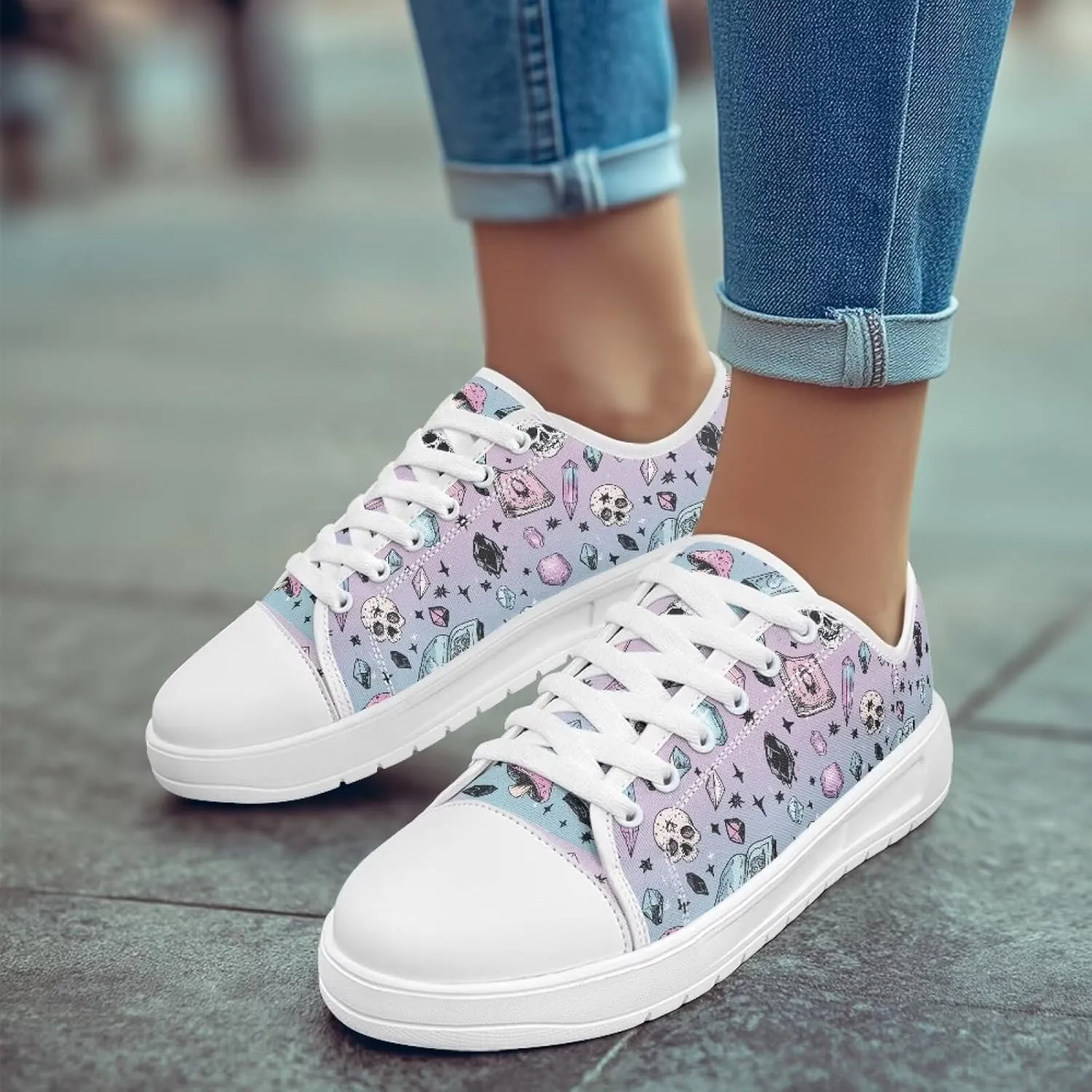 Women??s Slip on Canvas Shoes Classic Arch Support Sneakers Loafers Shoes Casual Fashion Low-Top Slip Ons US 5.5-13.5