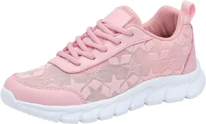 Womens Walking Shoes Comfortable Slip On Sneakers Non Slip Athletic Tennis Running Shoes Mesh Casual Sports Shoes