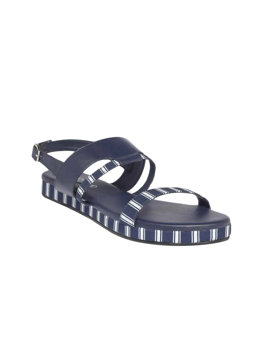 Zoe Navy Blue Flats