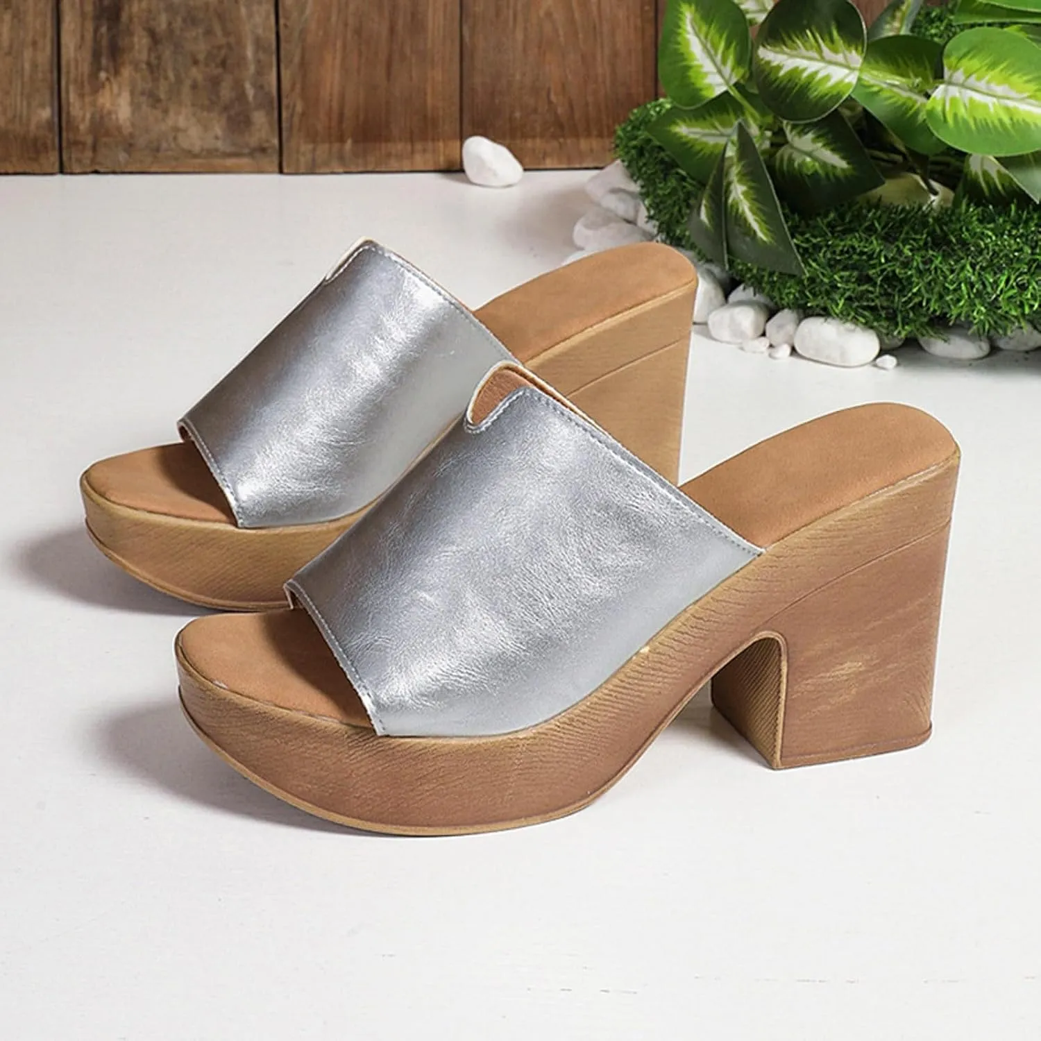 ZSpzx Women's Chunky Block Heels Sandals 2025 Peep Toe Recovery Sandal Ladies Slip On Cushion Footbed Orthopedic Casual Slingback Comfortable Daily Wear Shoes for Beach Outdoor Indoor